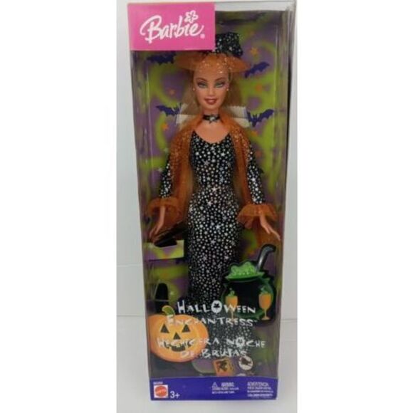 Barbie Halloween Enchantress Vintage Collectable  Doll 2003 Mattel #B6269 New - Picture 11 of 16